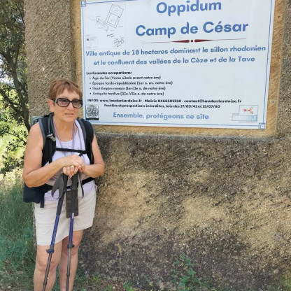 Sortie du 7 juin: Laudun le camp de césar